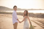 自主婚紗,自助婚紗,海邊婚紗,夕陽婚紗,花牆婚紗,徐若瑄紅色禮服,紅色禮服,食尚曼谷婚紗,時尚曼谷婚紗